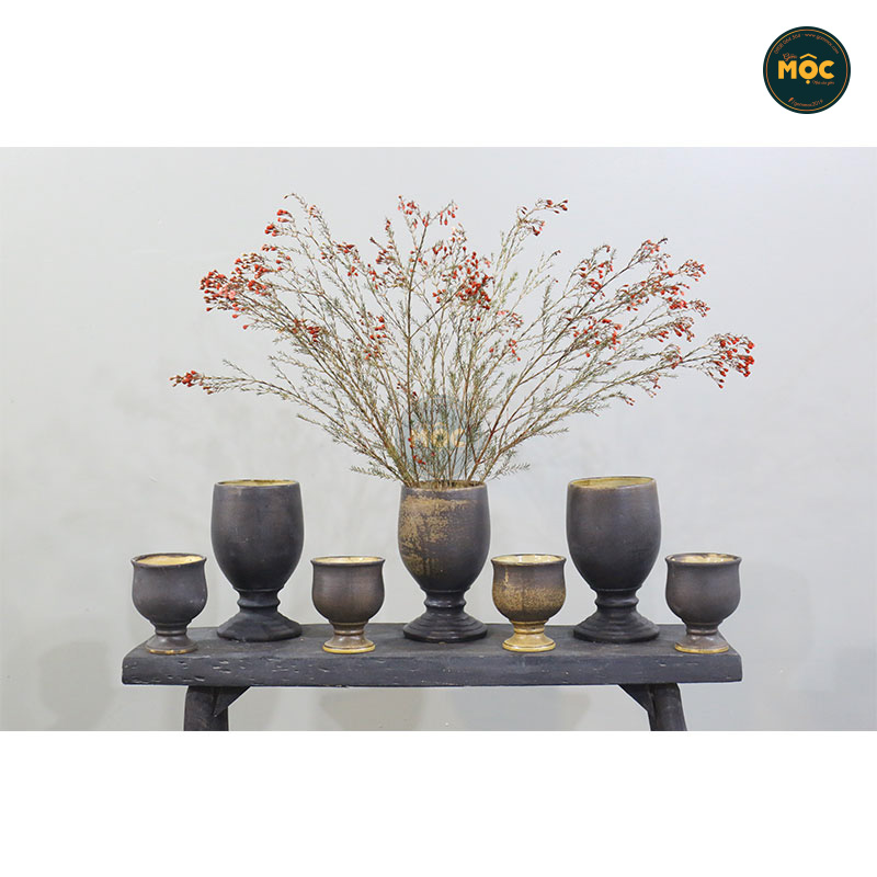 Cắm Hoa Tươi | Mờ | 3698 Ly Cúp 16x16x27 M15