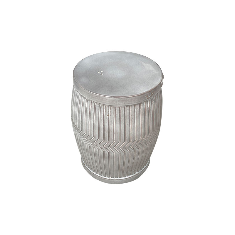 4138 Đôn Trống Sọc Xám 38x38x48 Loại 2